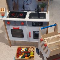 Set cucina legno