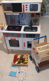 Set cucina legno