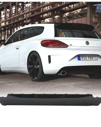 DIFFUSORE PER VOLKSWAGEN VW SCIROCCO 08-14 LOOK R