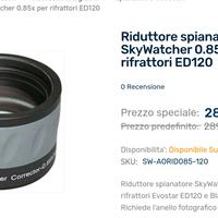 Riduttore 0.85x Skywatcher x 120ED