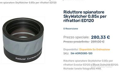 Riduttore 0.85x Skywatcher x 120ED