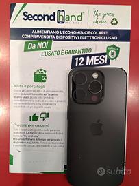 iPhone 15 Pro 128GB Grado A Garanzia Italia