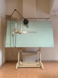 Tavolo da disegno Bieffe con tecnigrafo Zucor