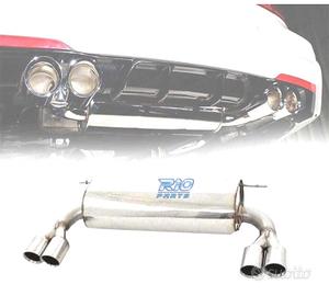 SCARICO SPORTIVO BMW F30 F31 320 316 11-15 LOOK M 