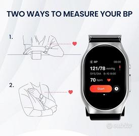 Smartwatch Sfigmomanometro da polso yhe y001s