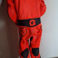 Tuta moto in pelle 