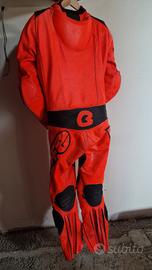Tuta moto in pelle 