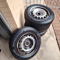 N. 4 CERCHI + GOMME INVERNALI PER FIAT PANDA