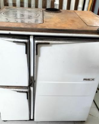 Cucina a legna vintage Rex