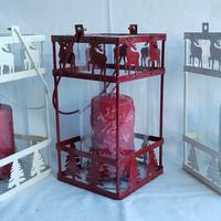 Tre lanterne portacandele da tavolo