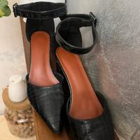 Scarpe Décolleté Slingback Nere