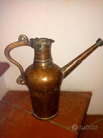 annaffiatoio antiquariato rame e ottone
