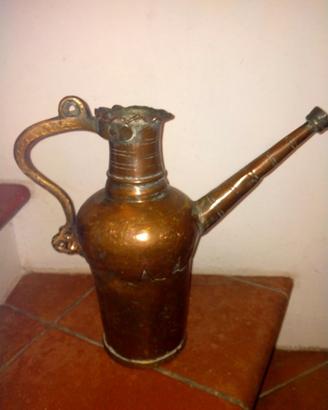 annaffiatoio antiquariato rame e ottone