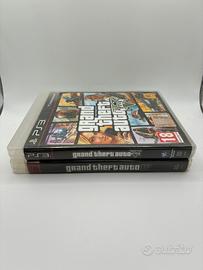 GTA 4 + GTA 5 PlayStation 3 italiani completi