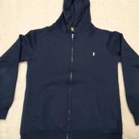 felpa uomo Marlboro classic cotone blu