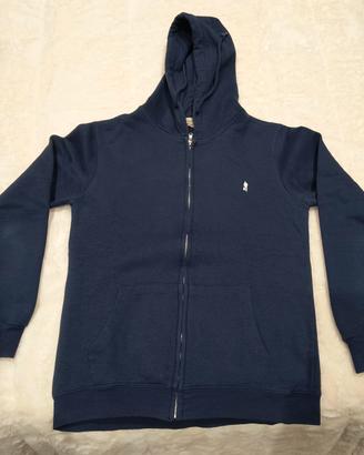 felpa uomo Marlboro classic cotone blu