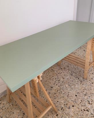 Scrivania da ufficio IKEA (Piano verde menta)
