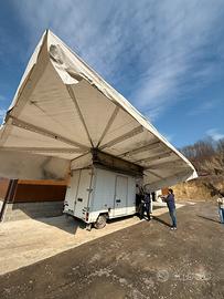 Camion per mercato ambulante con tenda reanult