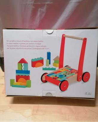 carrello blocchi costruzioni in legno