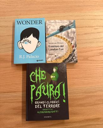 Lotto 3 libri da ragazzi