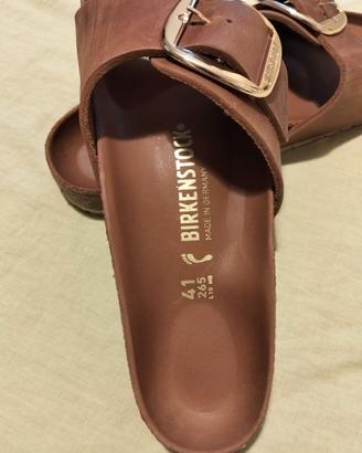 Birkenstock Madrid Big Buckle pelle 41  perfette