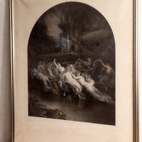 Stampa antica ottocentesca “Les Willis” Goupil