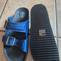 ciabatte unisex aperte blu taglia 41