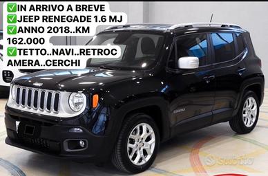 JEEP RENEGADE 1.6 MJ 120 CV. TETTO+NAVI+PELLE+RETR