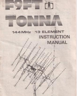Zanca Telescopica o manuale per antenna Dir. Tonna