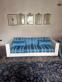 Coppia divani design Saratoga /Poltronova