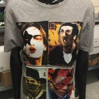 T-shirt made in Italy stampe Kiss/ Ziggy Stardust