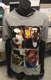 T-shirt made in Italy stampe Kiss/ Ziggy Stardust