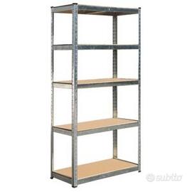 Scaffale kit 5 piani Brixo Silver 150 H. 180