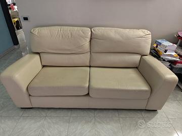 DIVANO ECOPELLE BEIGE