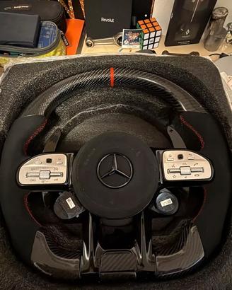volante mercedes carbonio/alcantara