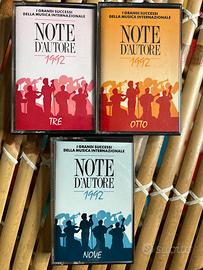 Note d’autore 1992 i grandi successi 3 cassette