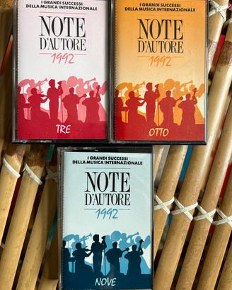 Note d’autore 1992 i grandi successi 3 cassette