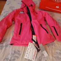 giacca da sci R-Kappa fuchsia nuova x bambina 8-10