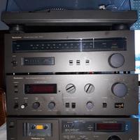 Impianto stereo Technics anni 80