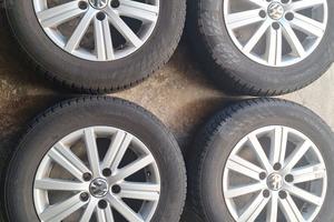 Set 4 cerchi in lega originali Volkswagen 