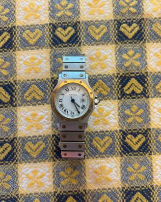 Orologio Cartier Santos Galbée GM A0 QTZ