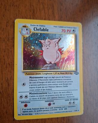 Clefable 1/64 Jungle Card Pokemon 2000