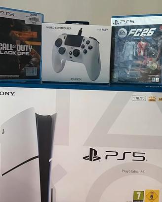 PS5 1TB SIGILLATA +Joystick+FIFA26 + BO6 sigillati