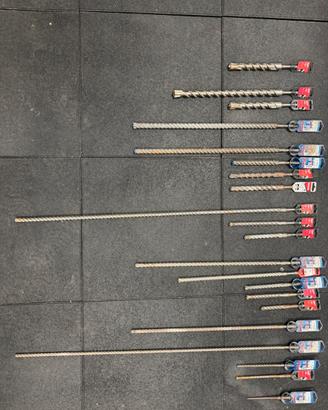 Set 19 punte muro SDS Plus Bosch/Milwaukee/Fischer