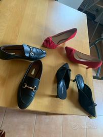 Scarpe con tacco e senza taglia 37