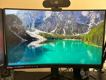 MSI G24C4 monitor da Gaming. Curvo 24’’ FHD 144hz