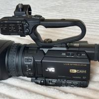 Videocamera 4K streaming live compat JVC GM-HM250E