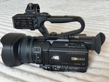 Videocamera 4K streaming live compat JVC GM-HM250E