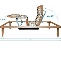 rete singola movimento elettrico + materasso 