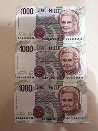 MILLE LIRE MONTESSORI FIOR DI CONIO